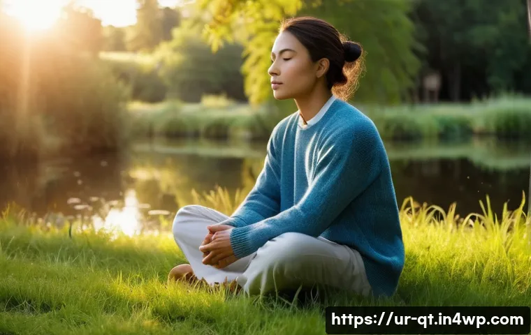 목적 중심 삶의 철학적 기초 - **Prompt 1: Inner Peace and Self-Discovery**
A tranquil and contemplative individual, gender-neu...